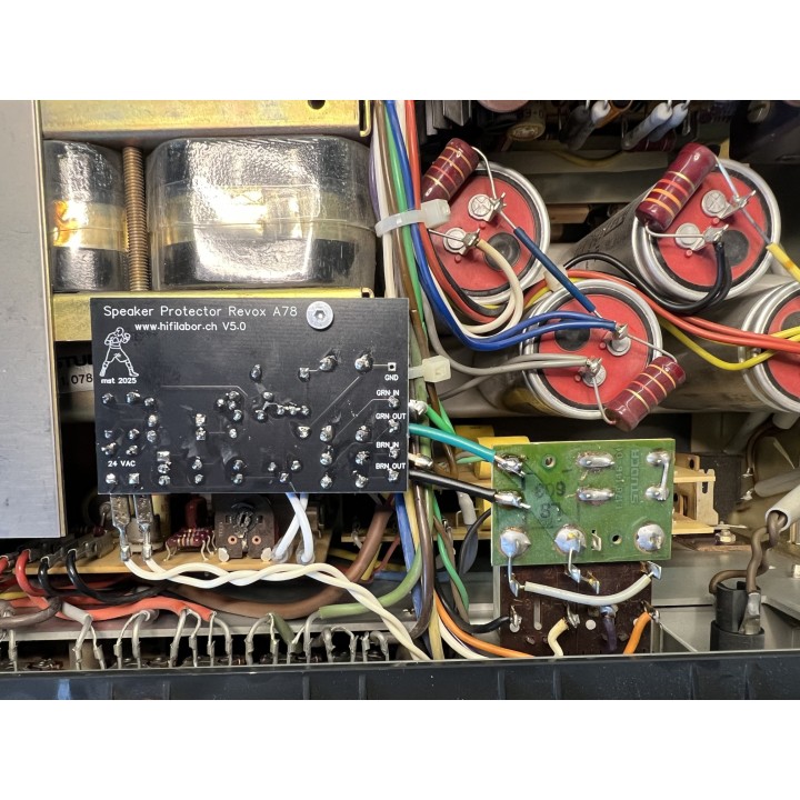 Revox A78/A50 Lautsprecher Schutzschaltung